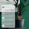 BTBHIHO 500ml Self-Watering Globes, 4-Pack Automatic Plant Watering Bulbs, ABS Drip Irrigation Spikes for Indoor Outdoor Potted Plants, Black