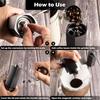 Portable Manual Coffee Hand Grinder For Espresso Stainless Steel Burr Grinder With Adjustable Coarseness Knob