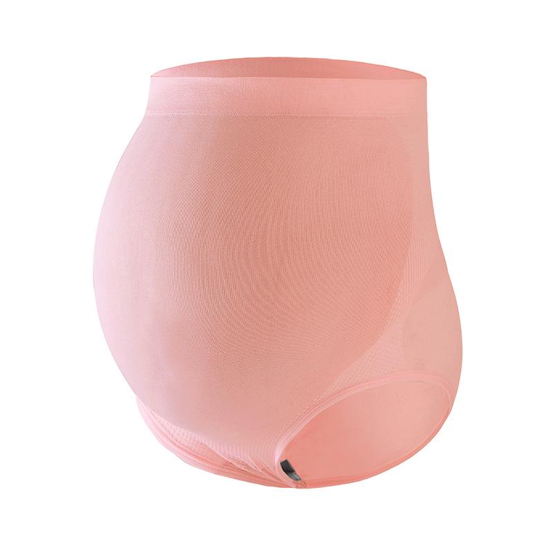 

Трусы-слипы с высокой талией для поддержки живота для беременных: Середина-Конец Беременности, Удобный и Дышащий Large