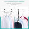 30Pcs Creative Windproof Magic Hanger Multifunctional PP Plastic Hanger Rotatable Folding Hanger Storage and Connection Hook