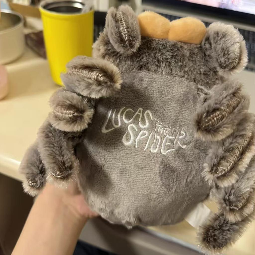 Peluche Ragnetto Carino, Peluche Morbido, Bambola Cartone Animato per Bambini, Decorazione Stanza Giochi Film, Regalo di Compleanno
