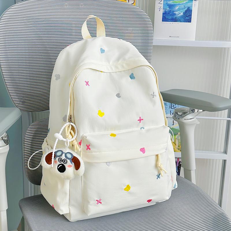 Large capacity cute casual backpack women's new fresh college style student schoolbag travel backpack