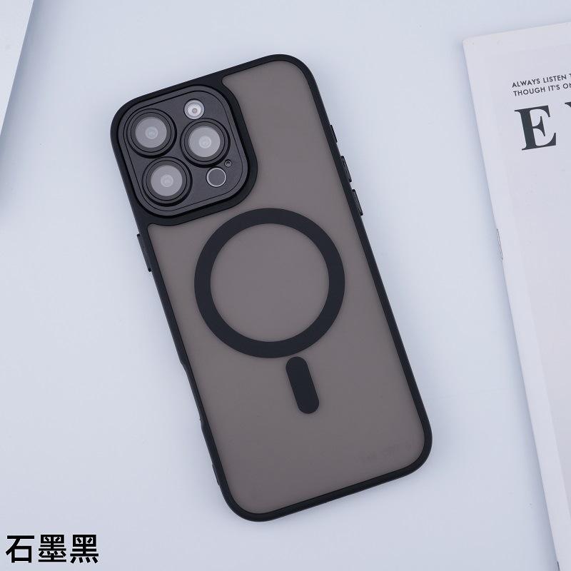 Yadun magnetic mobile phone case for Apple 16PROMAX new 15 protective cover 11 lens film 12/13/14