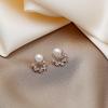 Gold Cat Earrings for Women Rhinestone Cat Stud Earrings Cute Animal Butterfly Earrings Hypoallergenic Ear Accessories Gift for Women
