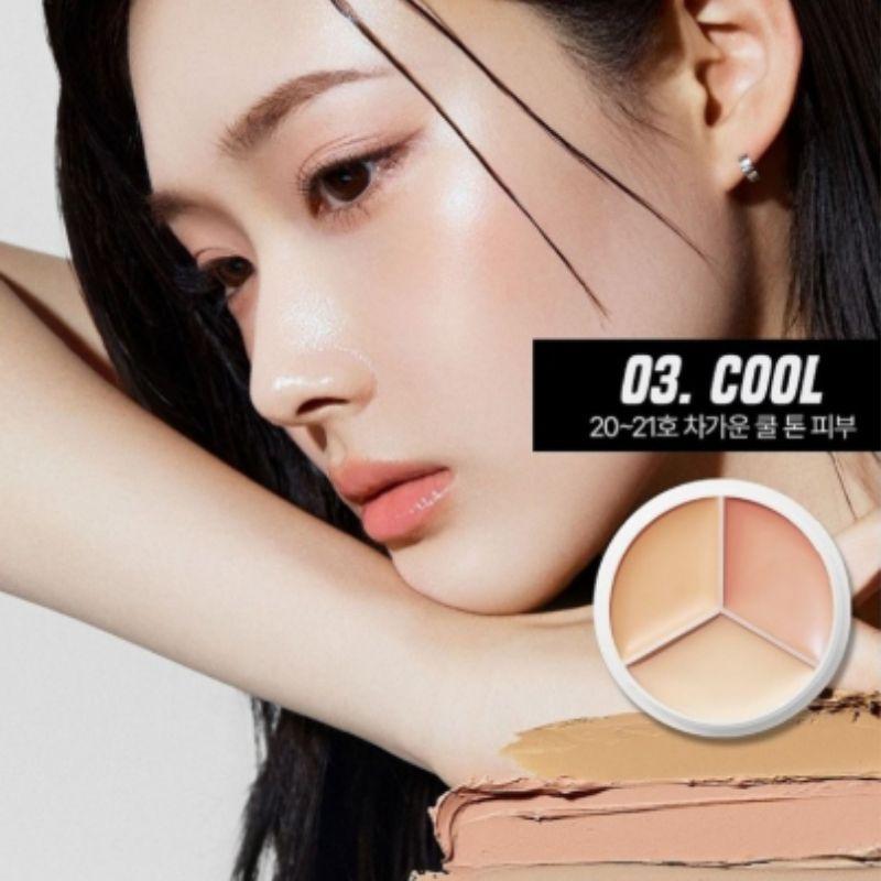 TFIT High Coverage Flawless Concealer K-Beauty Cover Up Pro Multi-Shade Correction Base