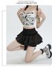 French Ballet-Inspired Summer Petite High-Waist Slimming Sweet & Spicy Cake Puffy Mini Skirt