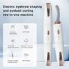 Electric Heated Eyelash Curler Eyebrow Trimmer 3 Temperature Modes USB Rechargeable Quick Heating Portable Travel Eye Lashes Clip Curling Tools