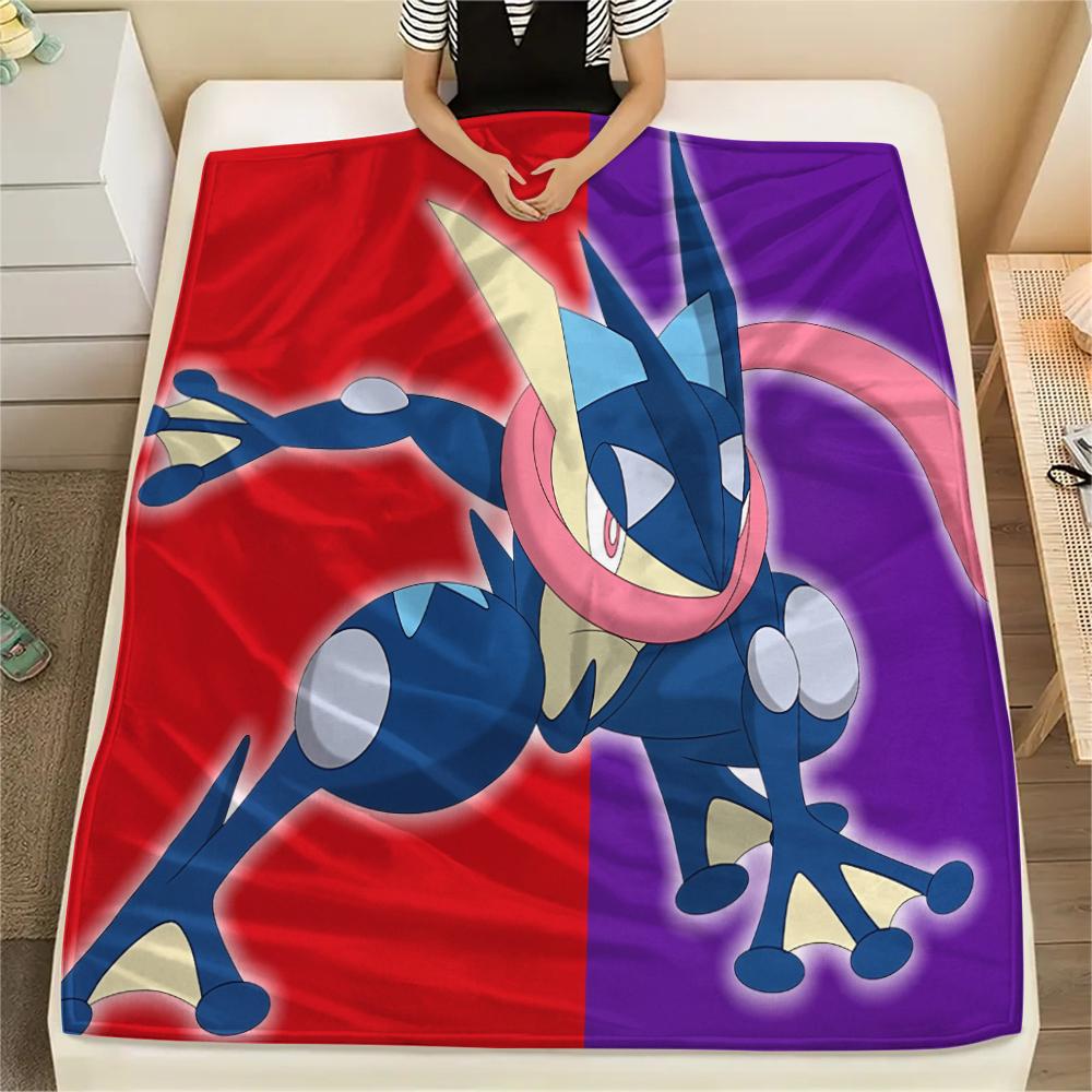 Flanelová deka s motivem Pokémonů, Vysoce kvalitní, Pohodlná pro všechna roční období, Domácí dekorace, Teplo a pohodlí, Perfektní jako dárek.