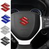 GMRT3 Inner Modified Decal Carbon Fiber Car Steering Wheel Badge Epoxy Sticker for SUZUKI Vitara Alivio Vehicle Styling Accessories
