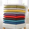 Solid color simple square cotton cushion, suitable for living room, bedroom, office