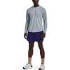 Under Armour Anywhere Training Slim Fit Long Sleeve T-Shirt Men Tops Blue 1379010-465