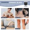 Electric Body Hair Trimmer for Men: Waterproof 2-in-1 Groin Hair Trimmer for Beard Hair Chest Hair Armpit Hair Legs Hair Pubic Hair (Black-2)