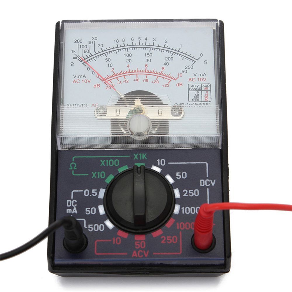 Volt Tester MF-110A Multi Tester Multimeter Pointer Multimeter DC/AC Current Meter DC/AC Voltmeter