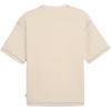 Puma Solid Color Loose Fit Crew Neck Short Sleeve T-Shirt Men Tops Beige 629346-87