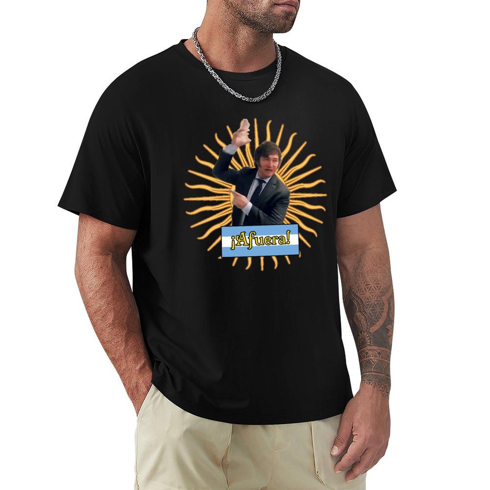 

Afuera TShirt clothes graphics baggy shirts korean fashion fruit of the loom mens t shirts 4XL