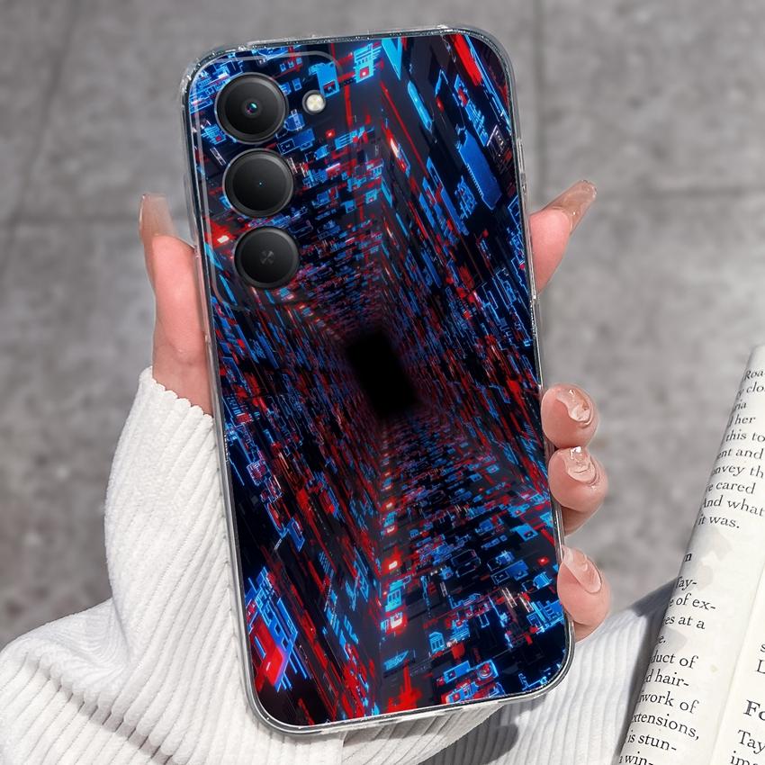 Capa Para Redmi 15 13 12 15C 14C 13C 12C 10C 14R 13X 10A 10X Capa de Celular com Padrão de Cédula Capa de Silicone Transparente Antiderrapante Para Redmi Capas Bumper