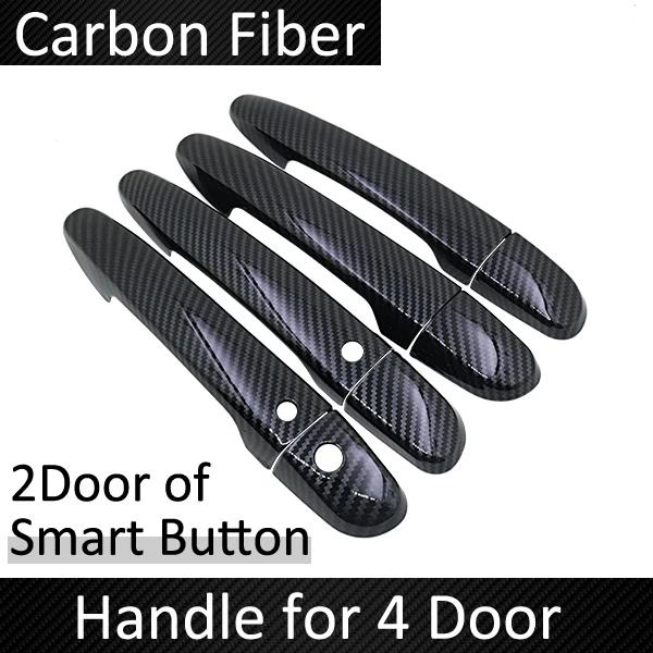 Car Exterior Stickers Chrome/Carbon Door Handle Cover for Mazda 6 Atenza GJ GL 2013 2014 2015 2016 2017
