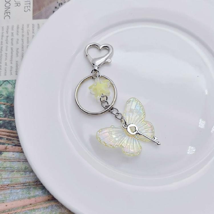 Butterfly Star Keychain Dance Shoes Phone Lanyard Cute Star Charm Phone Strap