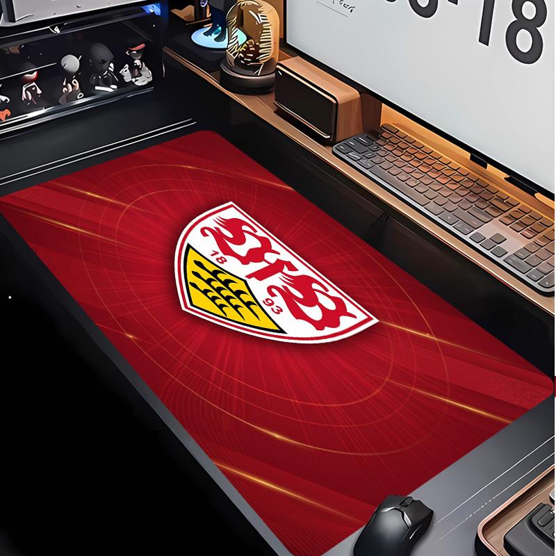 VfB Stuttgart Football Pattern Mouse Pad Non?Slip Rubber Base Gaming Mousepad For Desk Office Home