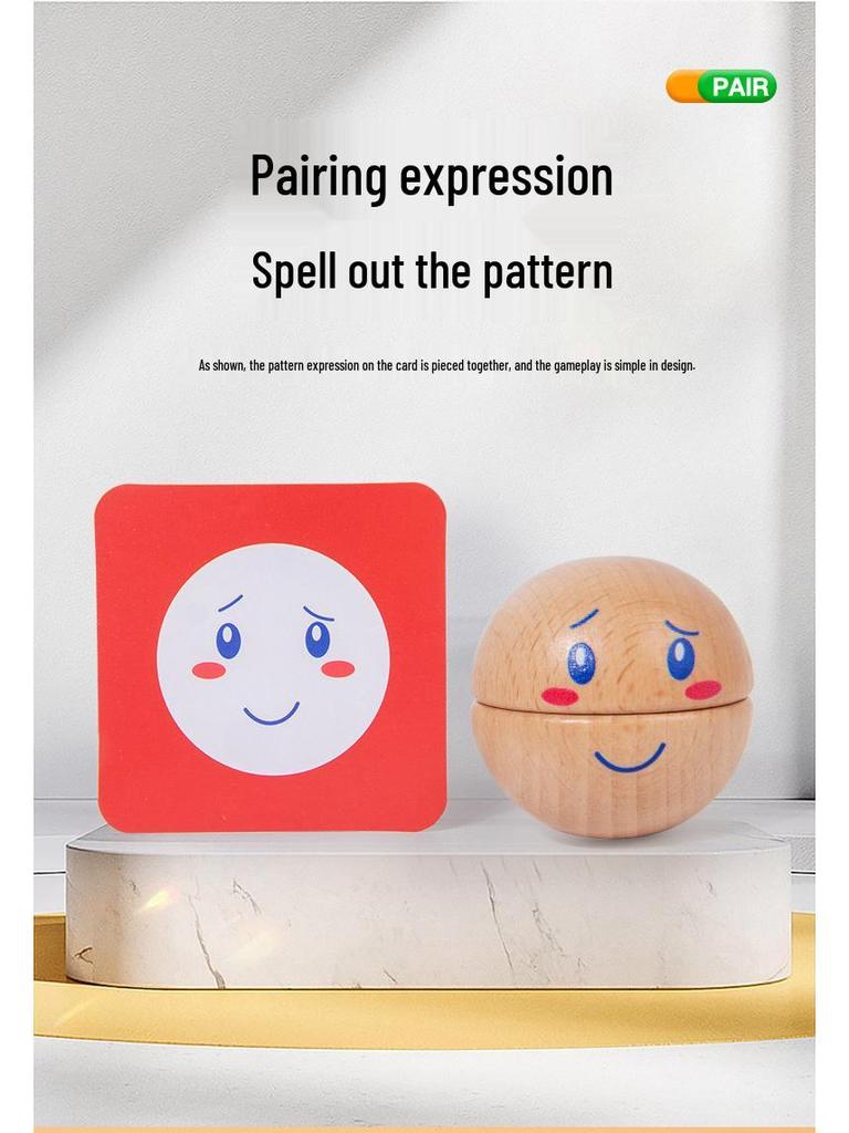 Child's Emotional Expression & Color Recognition Game for Ages 3+: Educational Teaching Aid