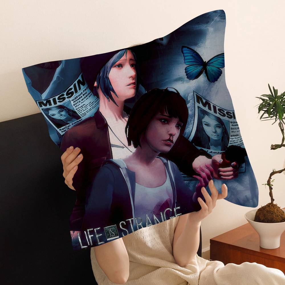 Indie Game Life Is Strange Personalized Pillow Cover Kids Bedroom Wild Party Decor Pillowcase kid Birthday shower Gift