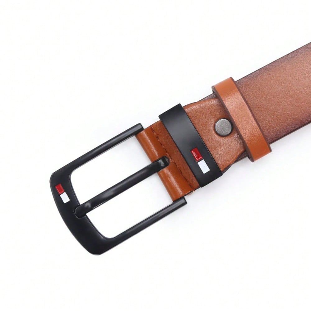 European and American Men's Pin Buckle Fashion Versatile Young Men's Belt