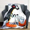 1pc Pingu2 Blanket, Gift, for Men and Women, Soft Blanket, Good for Sofa Bed Couch Travel, Lightweight Flannel Blanket