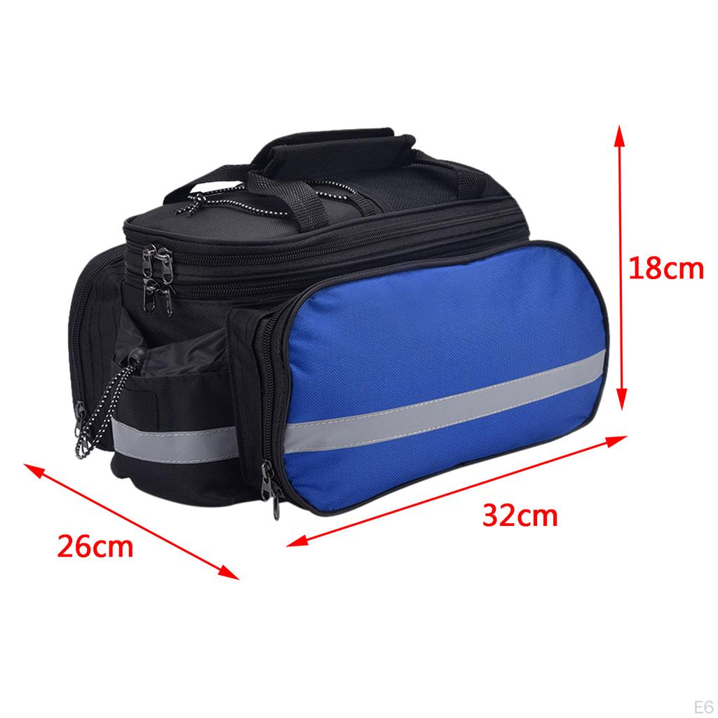 Bags Waterproof Bag Saddle Large Capacity 27L Rear Pannier with Rain Cover And