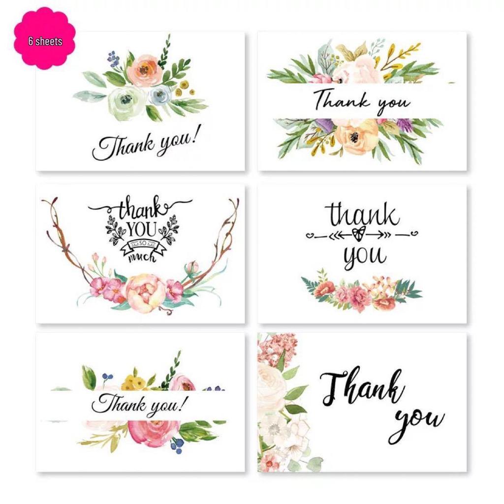 Korean-Style Thank You & Holiday Greeting Card with Free Shipping
