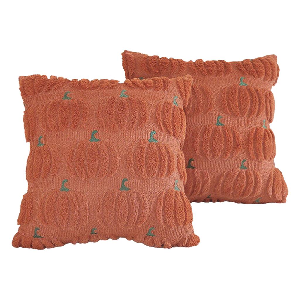Halloween Pumpkin Covers 4040cm Set of 2 for Decorative Throw Pillows