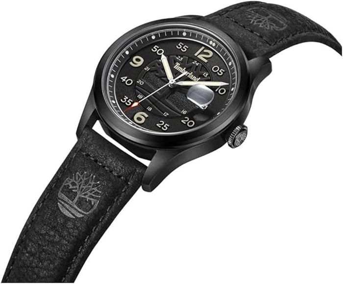Watch - Timberland - TDWGB2237501 - Quartz - 42 Mm - Black Leather - 10 ATM Resistance