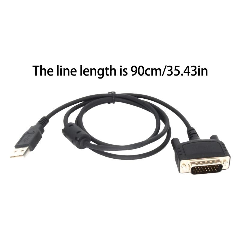 Mobile Car Radio USB Programming Cord Cable for MD785 RD980 90cm/35in Direct Connection USB Wire for Radio Programming