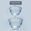 Jingbaodi Transparent Heat-Resistant Glass Bowl Set