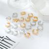 10Pcs Silver/Gold Women Foot Rings Alloy Summer Beach Jewelry Toe Rings Set  Summer Season for Women