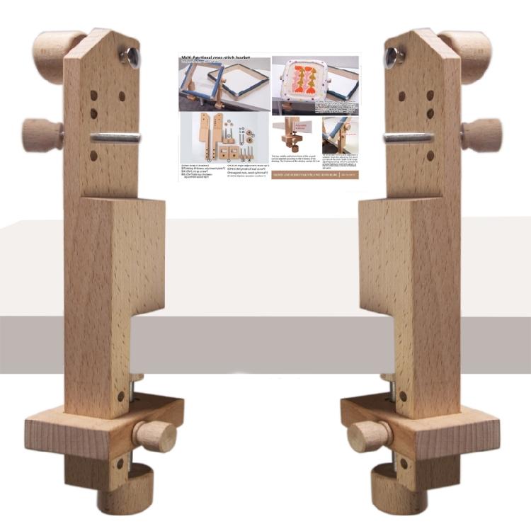 Настольная вышивальная рама со стойкой и держателем для пялец, Стойка для вышивания и рукоделия, Настольная рама для вышивания