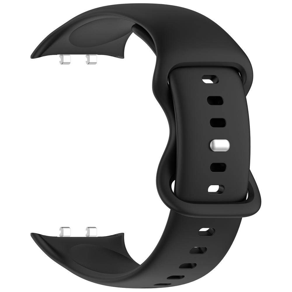 For Honor Watch X5 Silicone Strap with Hidden Buckle Durable Watchband for Honor Watch X5 Wristband Replacement Band For Honor Watch X5 чёрный