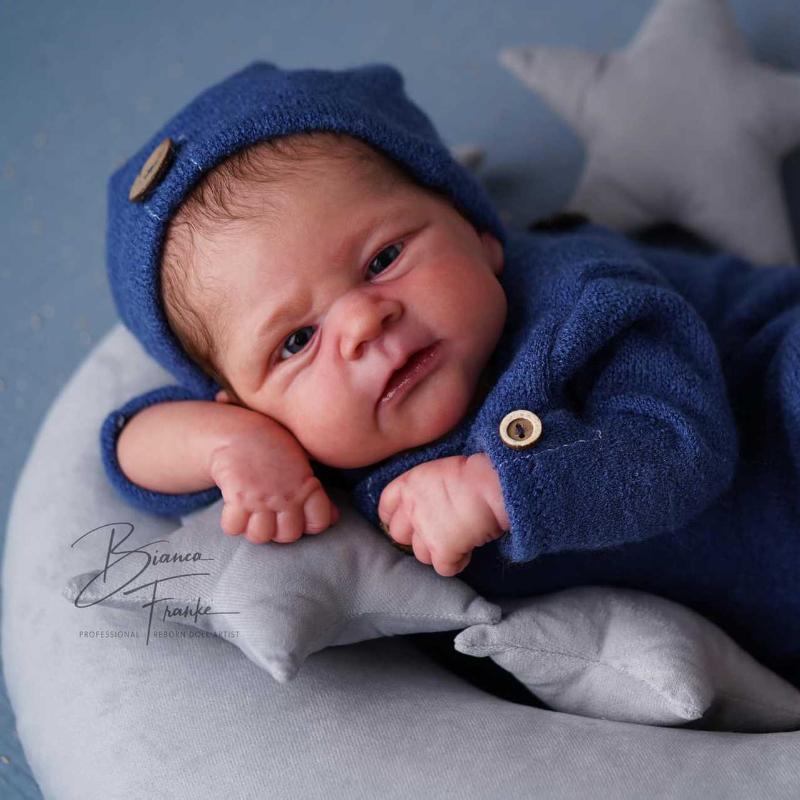 

Куклы Reborn ELIJAH, ручная работа, имитация укоренившихся волос, кукла-младенец, 46 см, темная кожа, как у настоящих, мягкое тканевое тело, куклы-новорожденные для детей, развивающая игрушка, рождественский подарок Cloth Body Doll