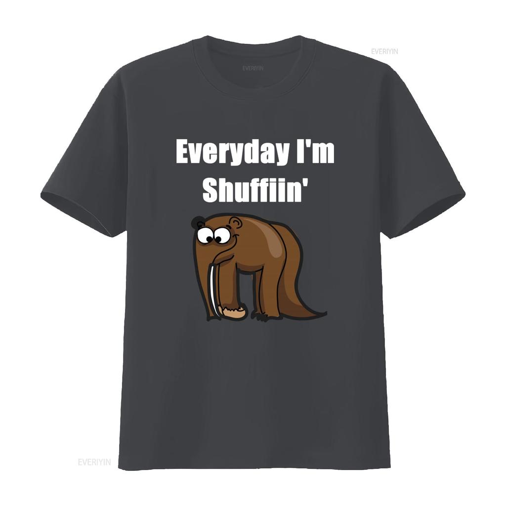 Everyday IM Shufflin Classic T Shirt Funny Cartoon Lover vintage Washed Versatile Stretched Slightly streetwear Casual