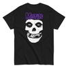 Misfits Purple Skull T-Shirt T-Shirt Black New