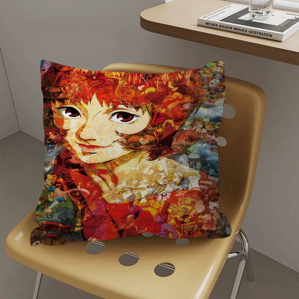 Anime P-Paprika Personalized Picture Text Home Decorative Pillows Household Gifts 45x45cm