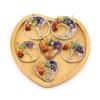 7-Color Natural Stone Jewelry Crystal Gravel Fortune Tree Handmade Winding Tree Of Life Pendant Necklace Jewelry N741