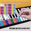 Piano Keyboard Removable Stickers for 88/76/61/54/49/37 Key for Beginners, Musical Note Stickers