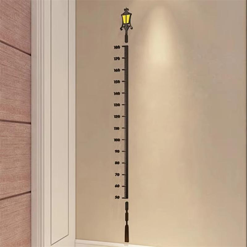 Cartoon Children's Height Measure Wall Sticker Cartoon Growth Chart Baby Room Wall Sticker Home Decoration Acrylic Wall Sticker
