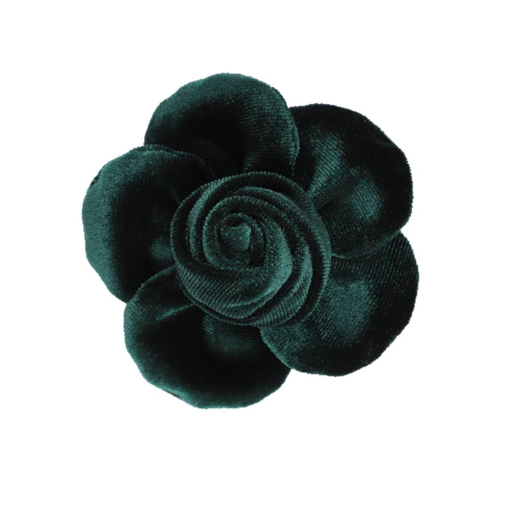 French Retro Velvet Five-Petal Rose Handmade Versatile Hair Clips & Accessories