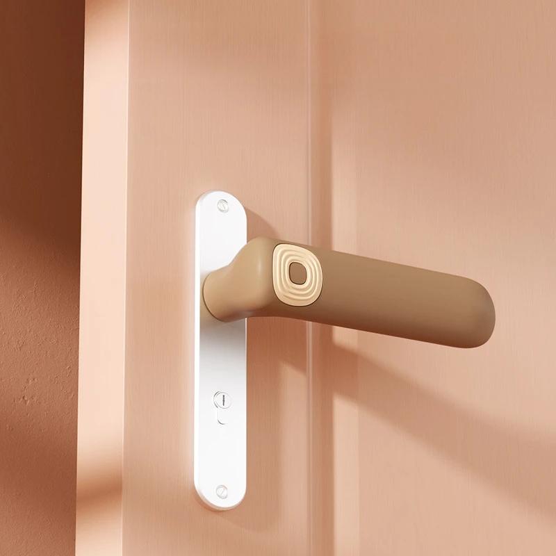 Anti-collision Door Knob Protective Covers Baby Safety Silicone Sleeve Protector Household Bedroom Living Room Accessories