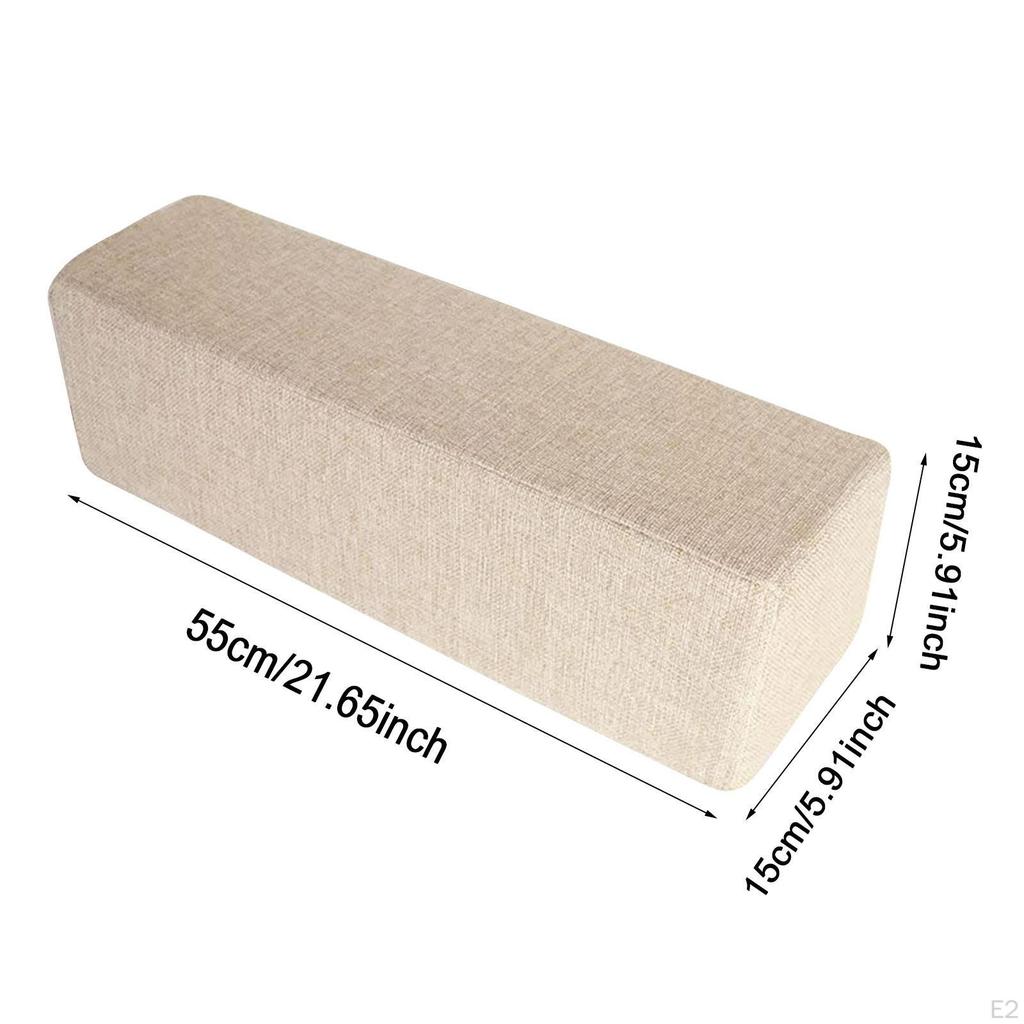 Arm Rest Cushion for Sofa Use with Lumbar Support Feature