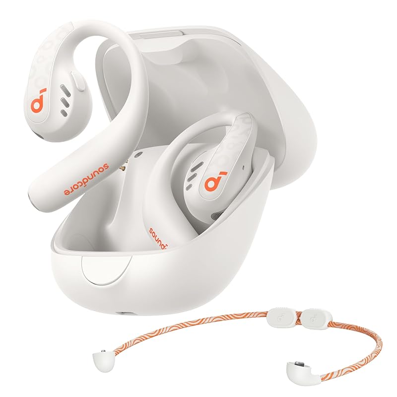 

Anker Soundcore AeroFit Pro (Bluetooth 5.3) [Open-ear wireless earphones / 3D audio IP55 dustproof and waterproof standard/ Up to 46 hours playback