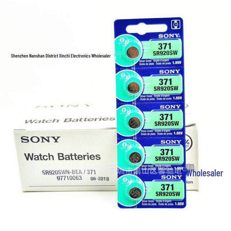 

Батарейка-таблетка для часов Sony SR920SW 1,55 В - Модели 371, 364, 395, 337, 377, 379 One-sided Screwdriver