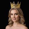 Shiny Queen Tiara Crown Vintage Princess Rhinestone Tiara  Birthday Head Jewelry