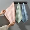 Water Absorbent Coral Fleece Dishcloth & Scouring Pad